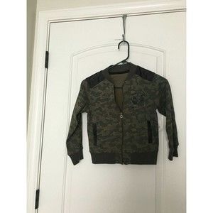 Parish Nation Camo Camouflage Jacket Coat Full Zip Boys Size Large